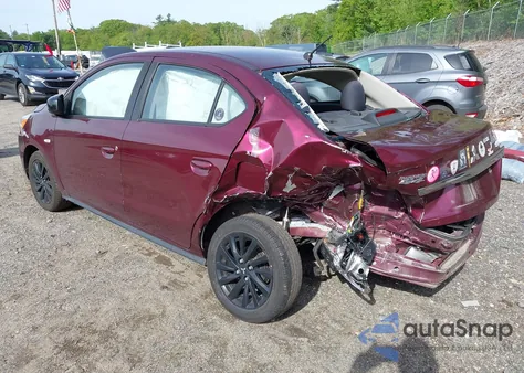 2020 Mitsubishi Mirage Le/Se from USA, damaged, VIN ML32F4FJ1LHF06821